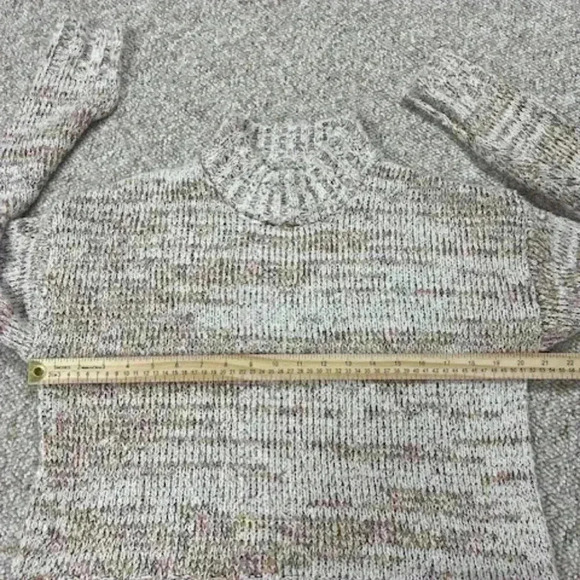 SO Good for Life Cropped Sweater Womens Med Pullover Long Sleeve Chunky Knitted - Picture 6 of 8